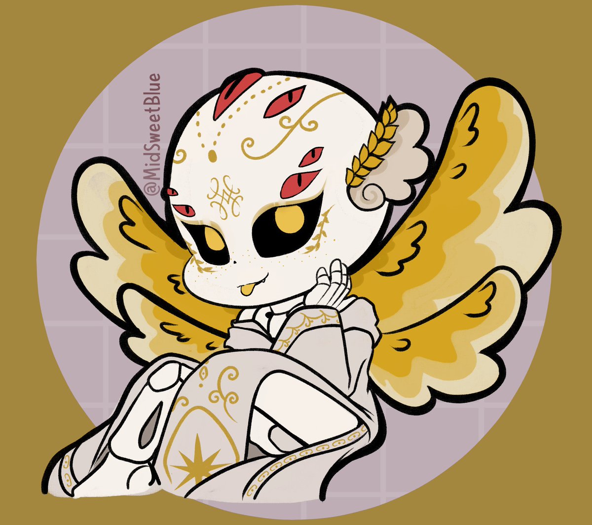 Midzu_Phantasy's tweet photo. [4/5]

Kyrie! Character from @ReptoidsScreech  How beautiful character <3 like a little angel, i rlly loved it 💛

#CleanSketch #chibiversion #chibiart #300gift #wings https://t.co/GMuRa0VwcC