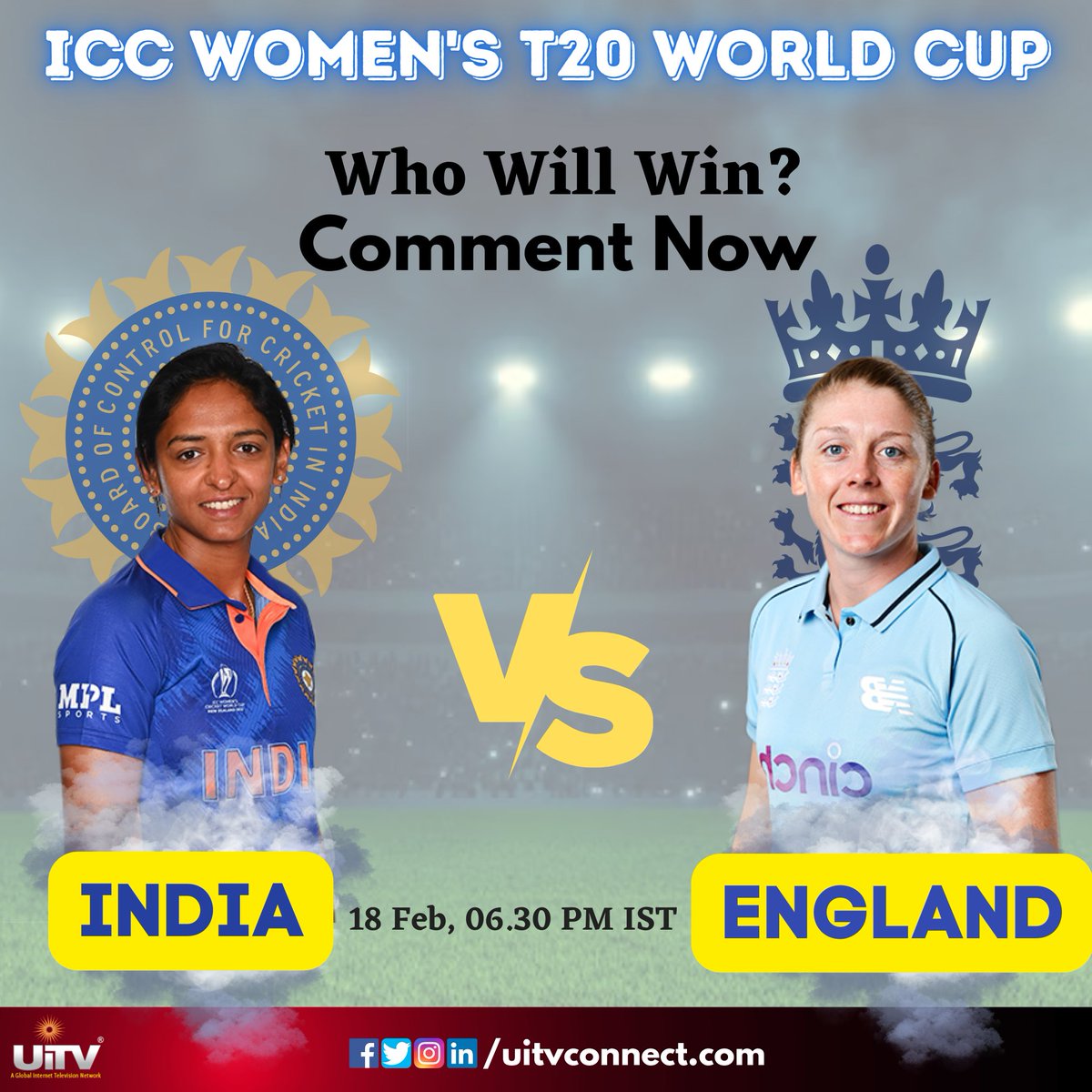 India vs England
ICC Women's T20 World Cup
Which team will win this match?
#indiavsengland #ENGvIND #INDvsENG #T20WorldCup #icc #iccworldcup #icct20worldcup #womencricket #t20worldcup2023 #icct20worldcup #cricketworld #femalecricket #cricketlovers #cricketfans #cricketfever