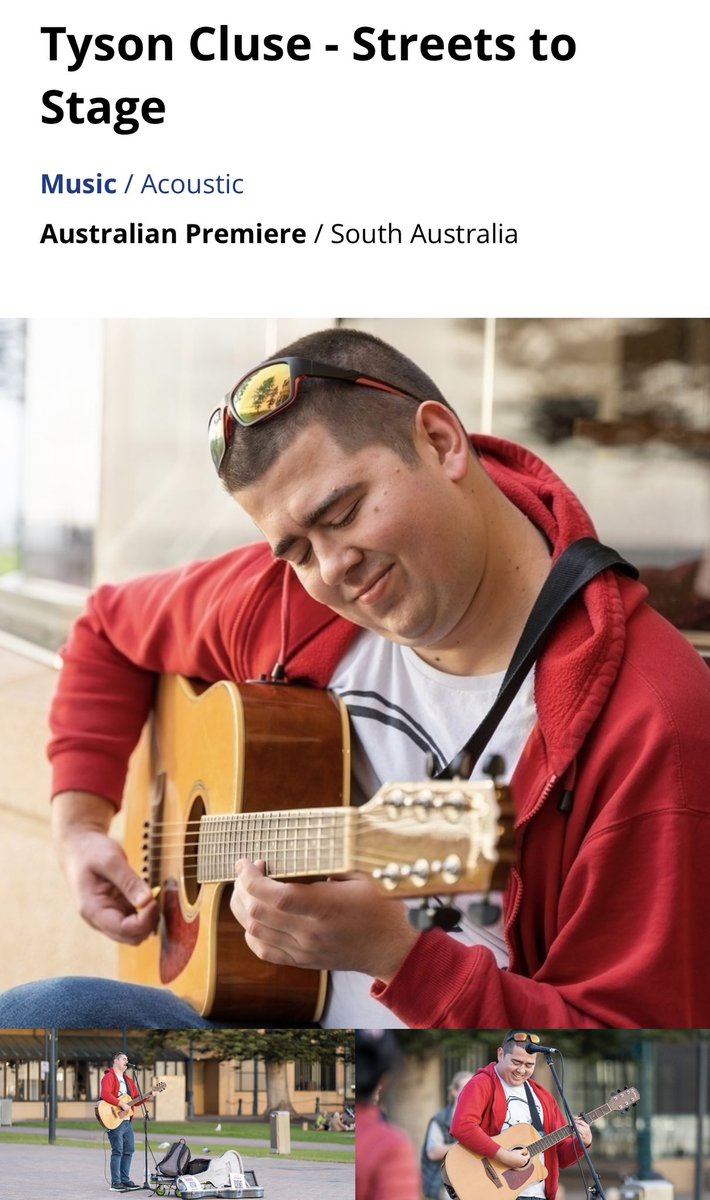 TyCluse's tweet photo. TONIGHT!!! My Adelaide Fringe show kicks off this evening at Legends Bar, Pulteney St. Get your tickets and come along for some great tunes and sing alongs! #AdelaideFringe
https://t.co/C07uGl28ug https://t.co/a9mr5sGGE4