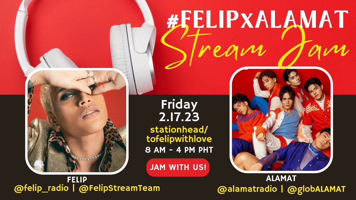 AlamatRadioTeam's tweet photo. Still stream-jamming over at https://t.co/AuCFmzXGUr. 5hrs done. 3more hours (and then some to go! Come and join us.
@Official_ALAMAT @felipsuperior
#FELIPxALAMAT
#FELIP x #ALAMAT https://t.co/SkjcWvnrOU