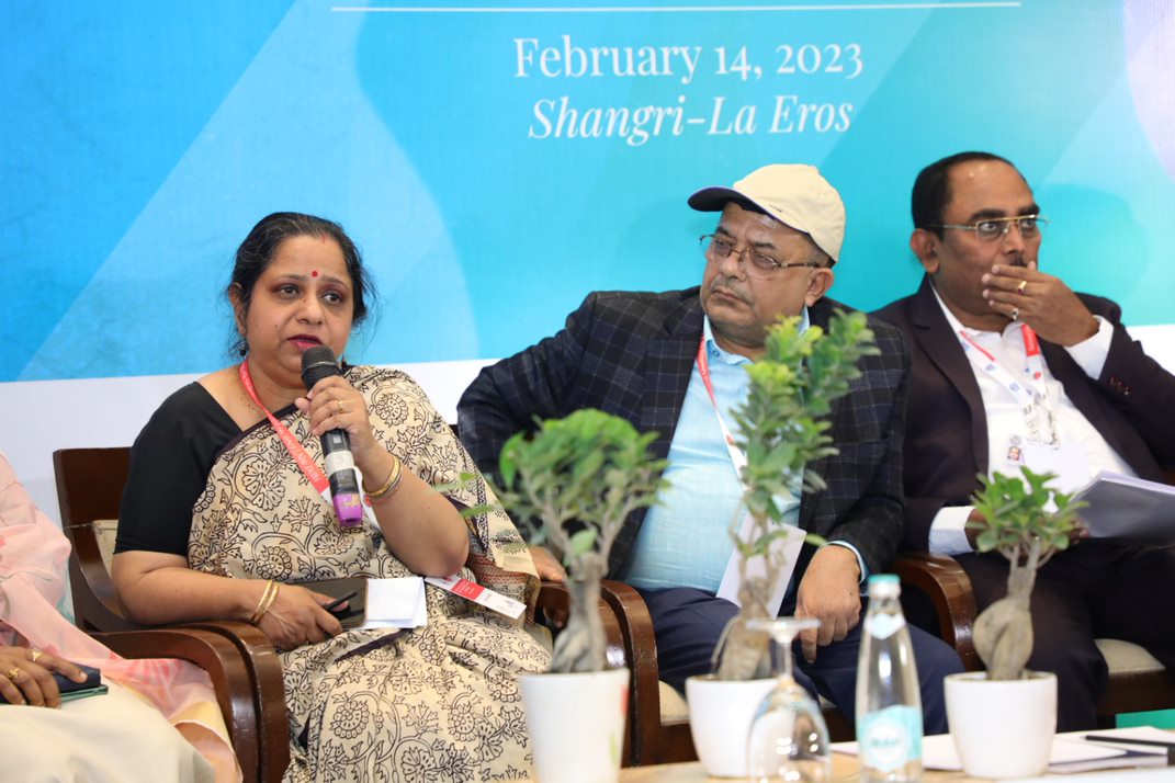 PSIIndia's tweet photo. At the National AY meet, Dr. Sharmila Neogi, Advisor Adolescent Health @usaid_india underscored that USAID is responsive to the needs of AY for their holistic development which includes #SRH and #moderncontraception
@tciurbanhealth @BMGFIndia @PSIimpact @BayerIndia @cii4nr #RKSK https://t.co/W605HI11JN