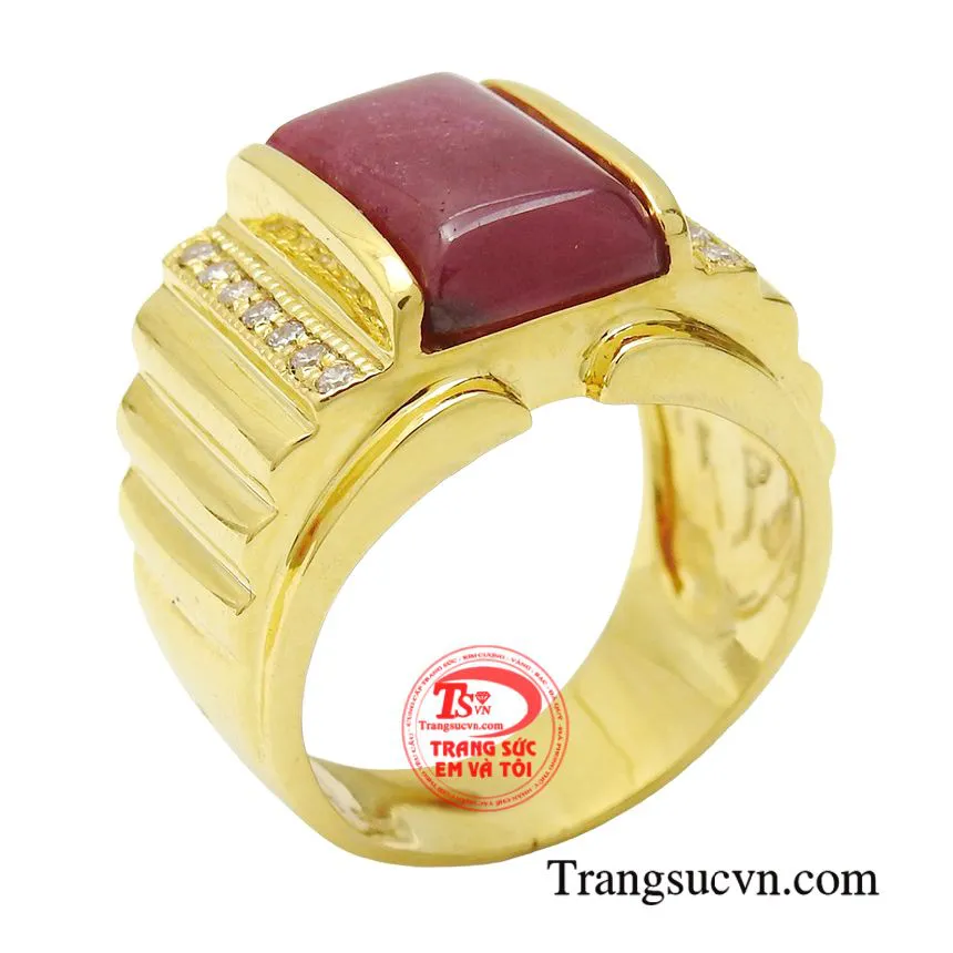 trangsucemvatoi's tweet photo. NHẪN NAM RUBY ĐẸP ĐẲNG CẤP Thiết kế tinh xảo, màu đỏ Ruby đẳng cấp, nhẫn nam Ruby khiến cho bất kỳ quý ông nào cũng phải chao đảo trước vẻ đẹp đẳng cấp. #NhẫnNamRuby #ĐẳngCấp #TrangSức #NamTính https://t.co/RlCYCsJizn 
#EMVATOI Số 9 Hàng Chuối, Hà Nội https://t.co/X2NOWhiPr2