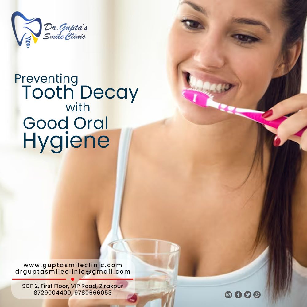 DrGuptaSmileCl1's tweet photo. Good oral hygiene is essential for a healthy mouth. Brush, floss, and visit us regularly to prevent tooth decay.
Book your appointment now for a thorough cleaning and good oral
hygiene tips @drguptasmileclinic
Contact:+918729004400"
#ToothDecayPrevention #OralHygiene https://t.co/Oz5n60lsuk