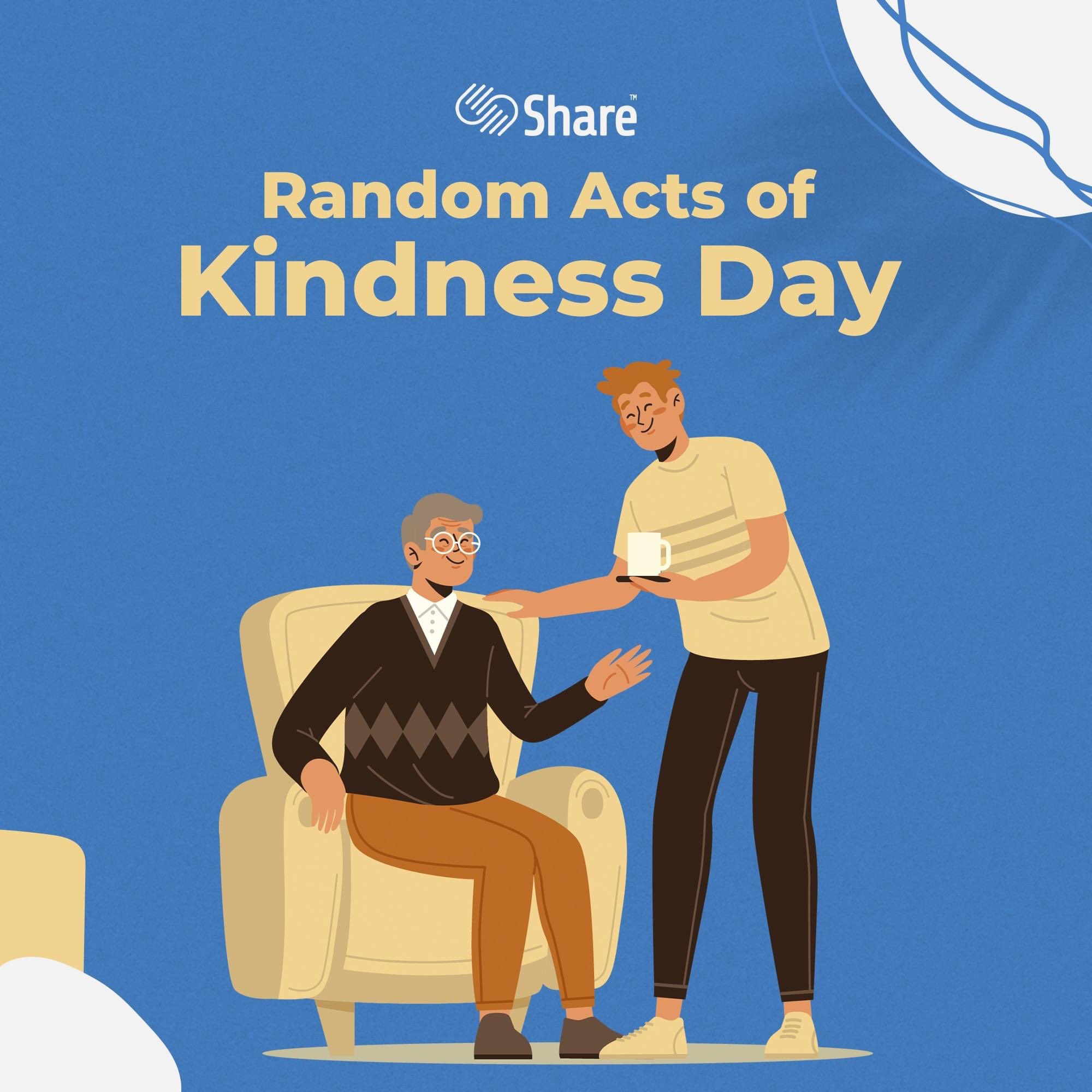 Share on Twitter "Random Acts of Kindness Day is a day to celebrate