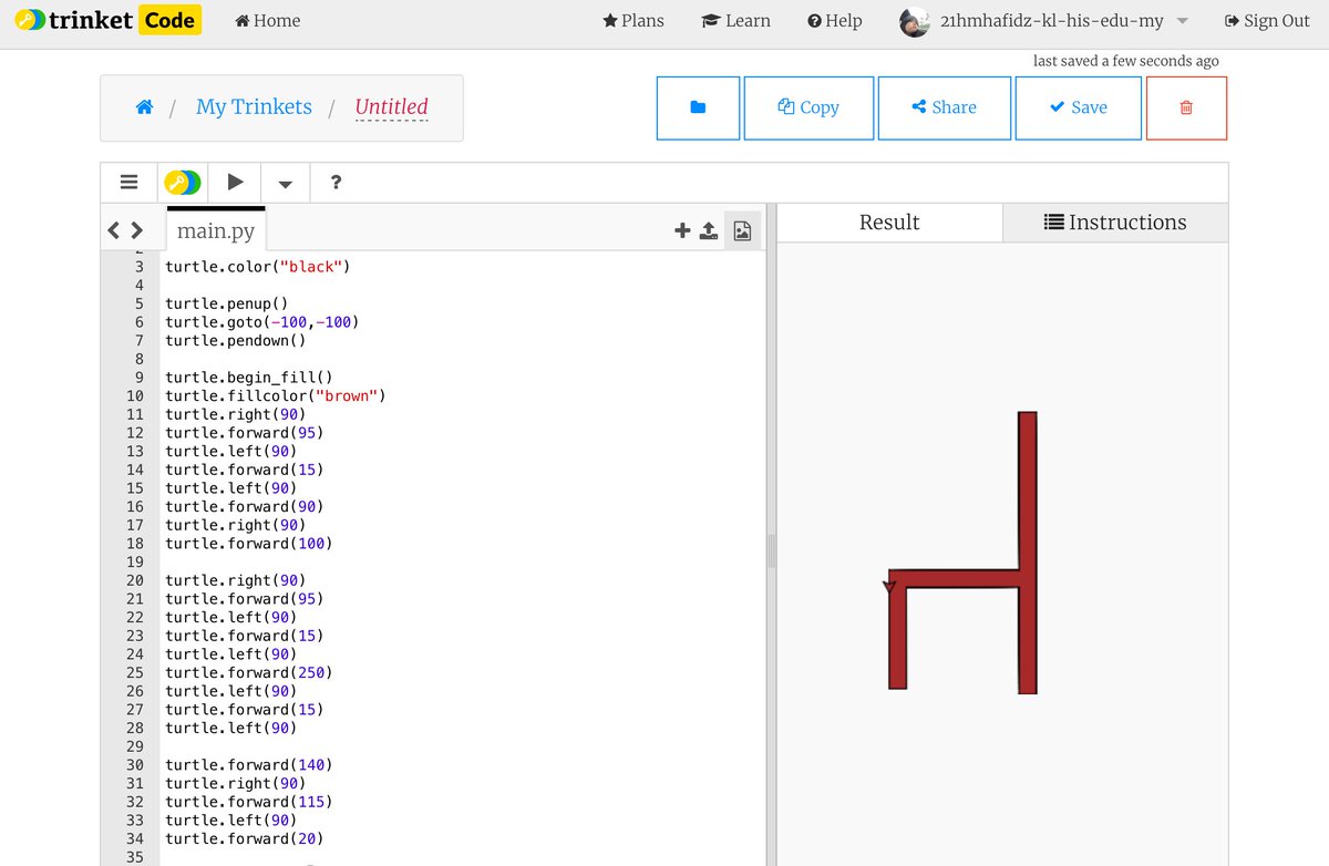4 Plato has been working on their Python Coding by drawing using Turtle. The kids were tasked with programming the illustration of inventions in line with our new IPC unit, Inventions that Changed the World #his_learning #AppleEDUcommunity <a href="/HELPISKL/">HELP International School</a> #pythonprogramming