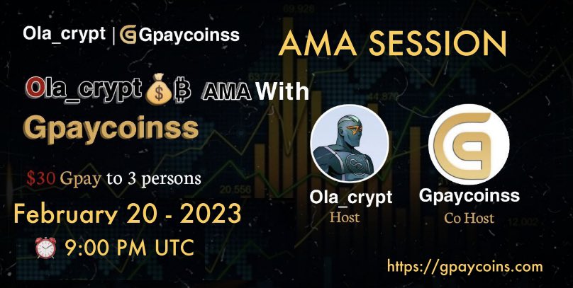 SamAbagaworld's tweet photo. A QICK REMAINDER OF THE #AMA 
SESSION
🕘9:00PM UTC
🗒20 - FEBRUARY- 2023
@gpaycoinss @latamc @cz_binance @CMCMarketsSpain @latamcoin_Ing @CryptoQueenet @Commy755 @dennisvdakker 
#BNB    #LATAMC #BTC    #XRP  #CRYPTO https://t.co/g4RrQ0Ps0Q