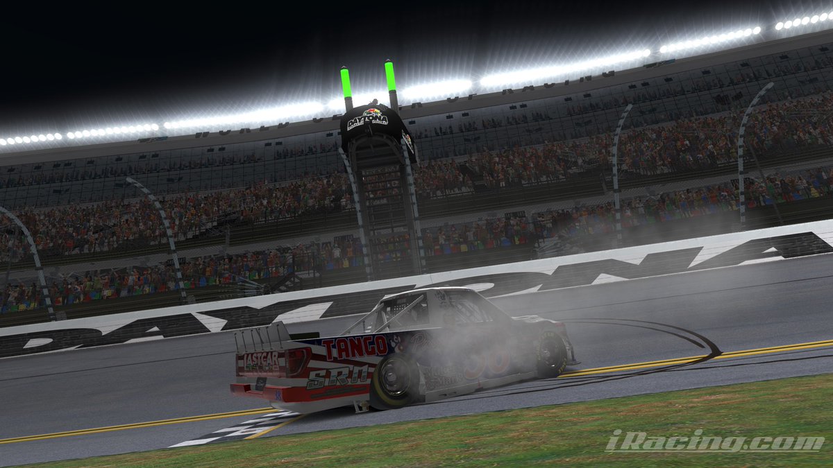 Racing_maiL's tweet photo. Official iRacing oval win #69 comes at Daytona. Super thankful for @TangoPaints for the paint  and @SimRacingMedia1 for being the best broadcast in the business https://t.co/sNgCbvIkWE