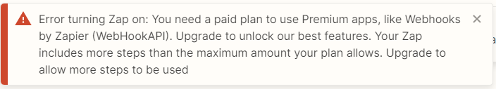 kevopti_'s tweet photo. Zapier option is not free... I need to use Webhooks and it's only in Premium subscirption... snif 😂

Let's try Make ! https://t.co/ZeoCpyX8qf