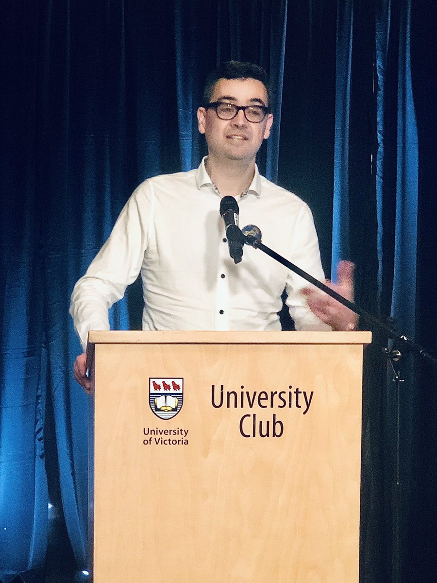 UVicResearch's tweet photo. We’re so proud of this year’s Reach Award recipients, including our very own AVP Fraser Hof who was recognized for Excellence in Graduate Student Supervision and Mentorship. https://t.co/DyEObFZT6W