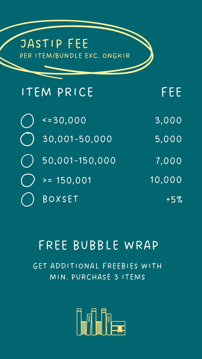 haloo, biblio buka jastip kilat untuk buku-buku bentang pustaka niiih

⚠️ cuma hari ini sampai 22:00 WIB
💸 discount up to 32-40%
🚛 manual or via 🟢🟠 (free ongkir)

untuk cek harga buku inceran langsung DM biblio aja yaa!