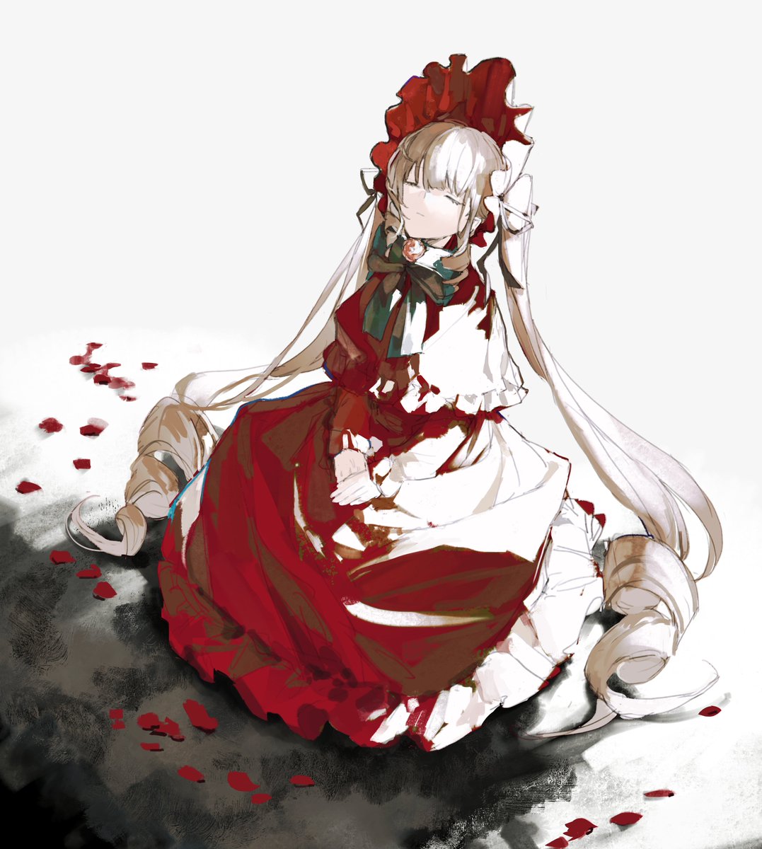 真紅 「#ローゼンメイデン 白浪 」|suikaのイラスト 真紅 「#ローゼンメイデン 白浪 」|suikaのイラスト