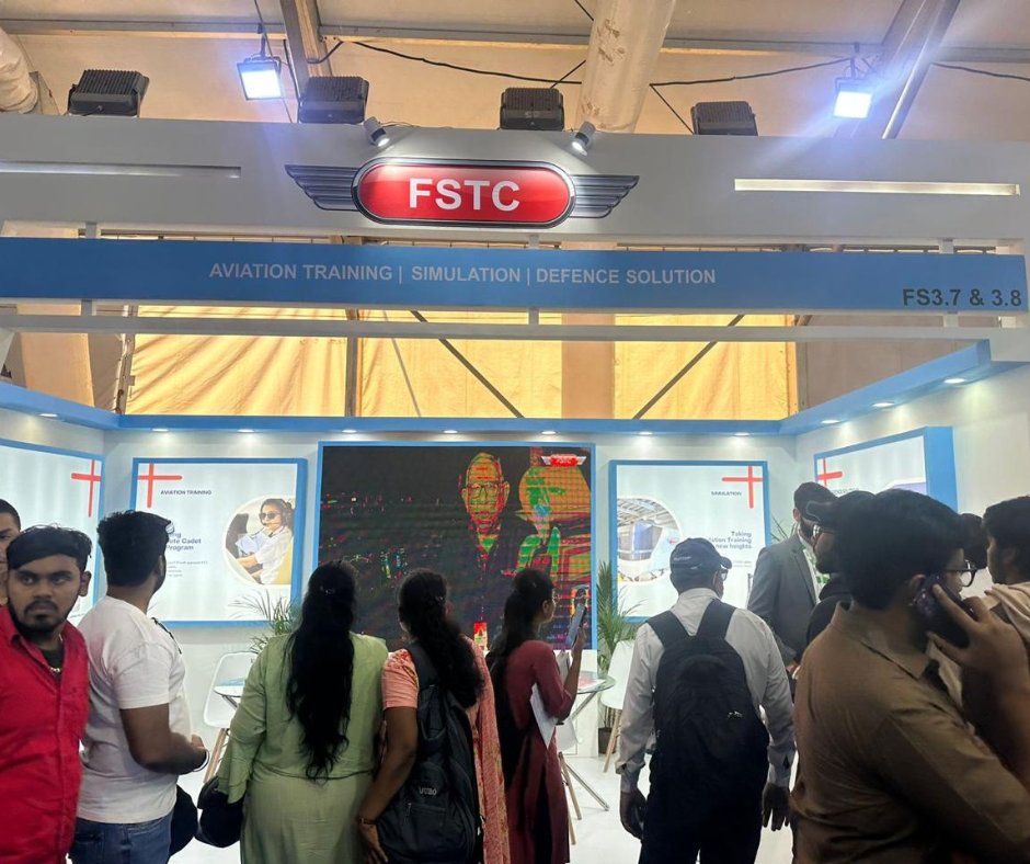 fstc_india's tweet photo. FSTC Flying School made a powerful impact at Aero India 2023. Their presence was felt throughout the event, showcasing their expertise and commitment to excellence in the aviation industry.
#FSTC #Simulation #AviationTraining #DefenceSolution #FSTCFlyingSchool #flighttraining https://t.co/DKd521jGEF