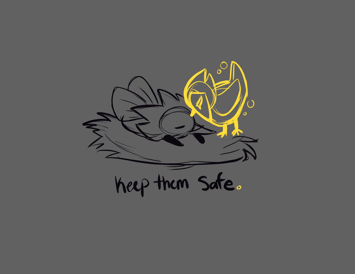keep them safe.

#owlhousefanart #OwlHouse #flapjack #clover