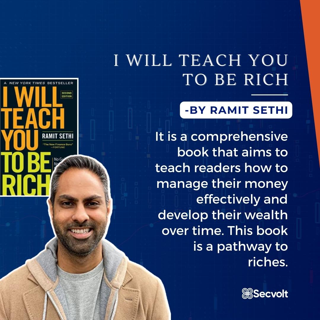 I Will Teach You To Be Rich, By Ramit Sethi 

It is a comprehensive book that aims to teach readers how to manage their money effectively and develop their wealth over time. This book is a pathway to riches.

#riches #ramitsethi