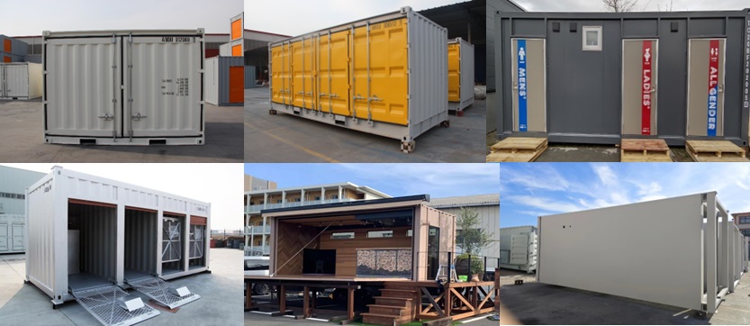 rjcontainer2017's tweet photo. 弊社製造のトランクルームの種類 https://t.co/zOTtXcTIUu