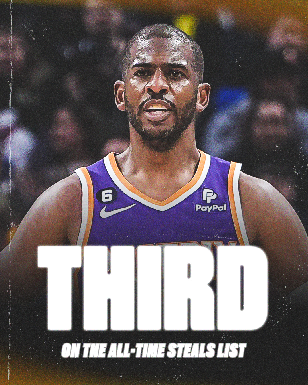 NBA on ESPN on X Chris Paul passes Michael Jordan for third place on the all time steals list https t uIX4BYJ8b0 X