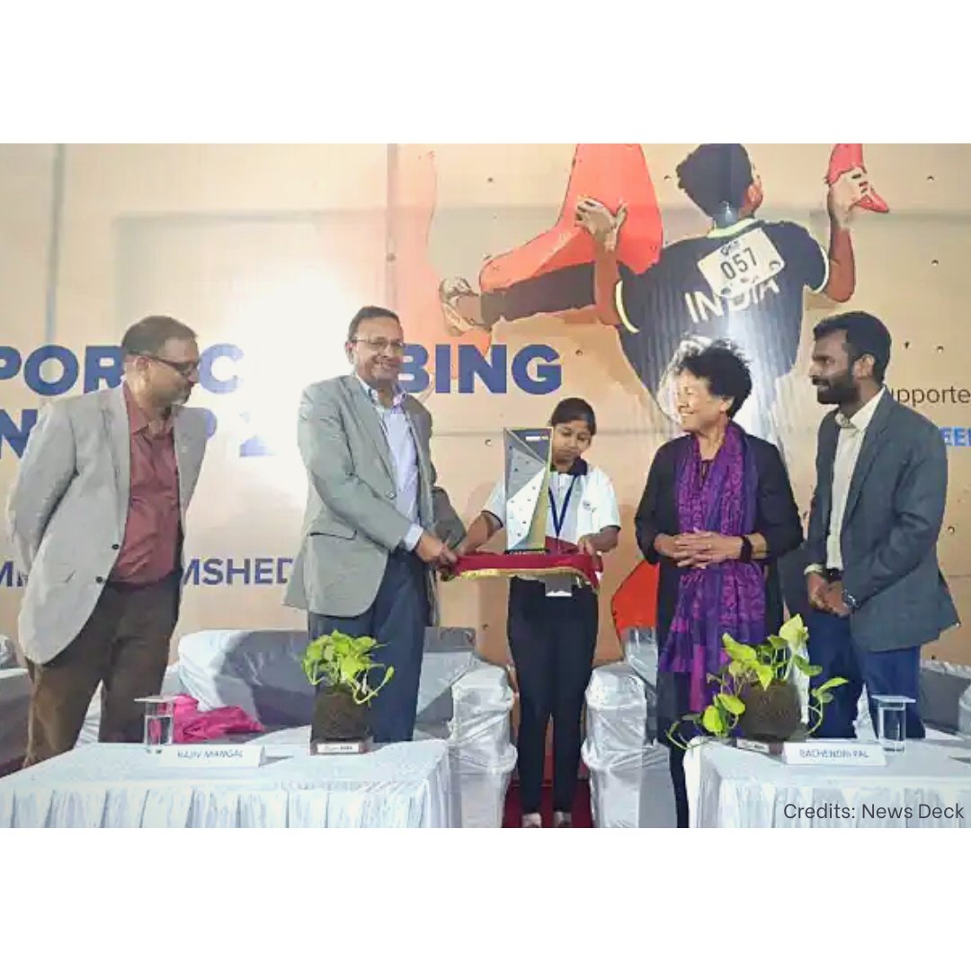 KREO_Design's tweet photo. Tata Steel approached Kreo to design the winning #trophy for the Tata Steel Sport Climbing Championship 2023 which happened on the 5th of February 2023.
Inspired by the climbing wall and the pegs, Kreo also added a touch of a premium look to the trophy! 

#tatasteel #TSAF #design https://t.co/QTg6irapWs