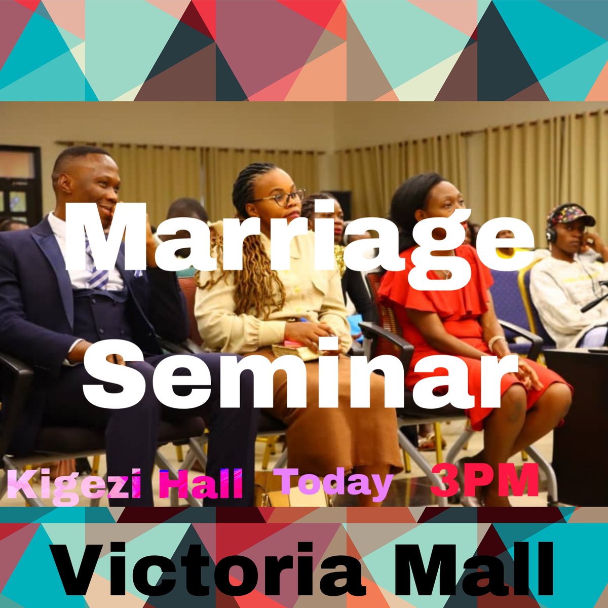 PapaFavourTV's tweet photo. I will be speaking at a Marriage Seminar today at Kigezi Hall, Victoria Mall Entebbe. 3pm https://t.co/Y9X4DQRFGm