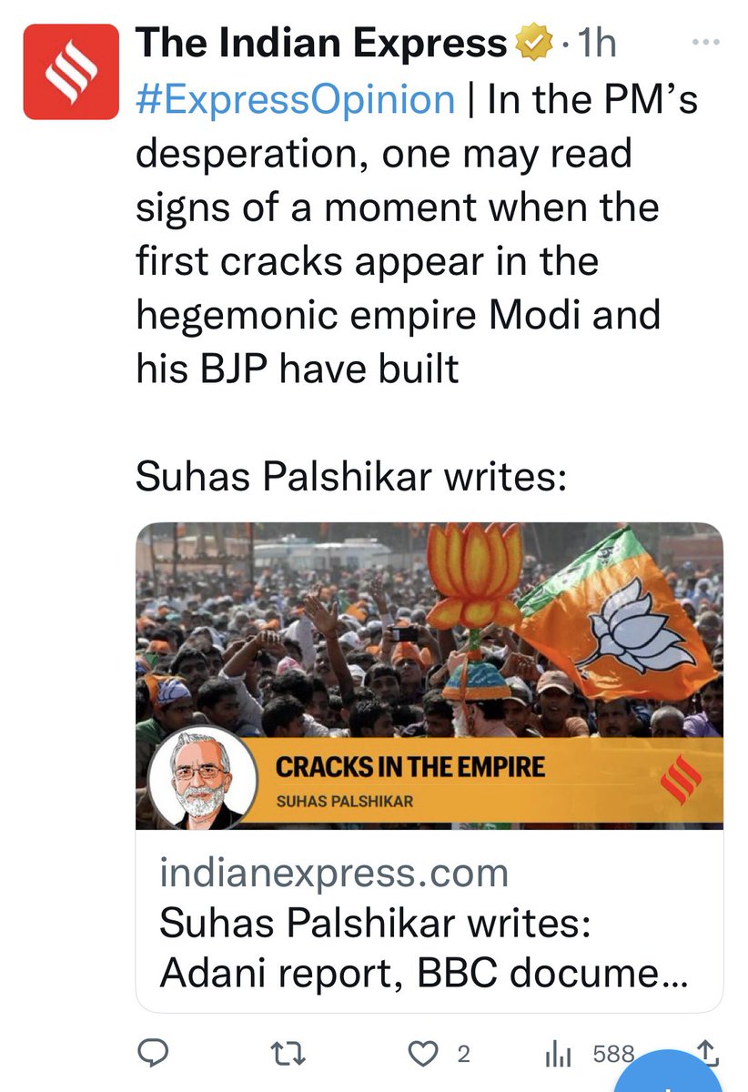 nishaa_prakash's tweet photo. Now this is the “Foreign hand" hell bent on destabilising Bharat’s economic growth and stability. Look at the series of systematic attacks by Congress, Urban naxals, and LeLi cabal. It has started, synchronised and in complete alignment with Soros statement.
#Modi2024 is a must. https://t.co/spcEv6dYz9
