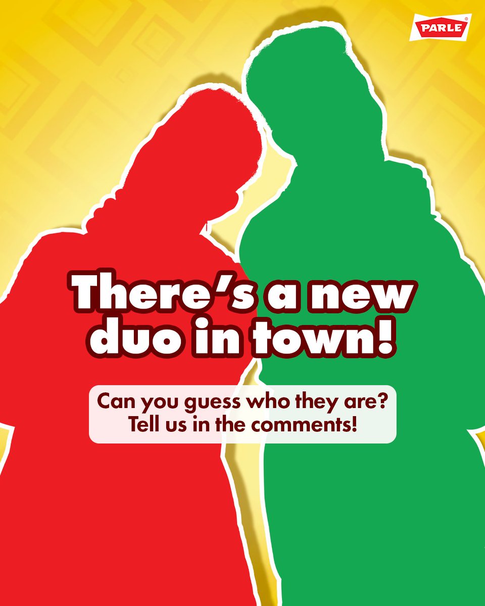 Yes, you read that right. Here's a hint, they're known for their buttery smooth moves and a masaledar sense of humour! Tell us your guesses in the comments, we can't wait to see them.
.
.
.
#Parle #ParleProducts #Buttery #Masaledaar #ComingSoon #StayTuned