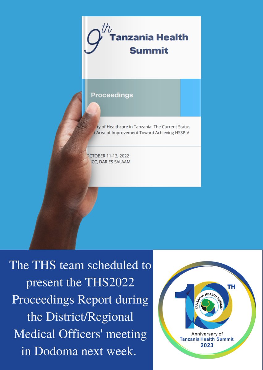 TzHealthSummit's tweet photo. Evidence-driven decisions for better healthcare!
THS is committed to advancing an impactful platform that uses great ideas from a community of think-tanks(from public and private sector); working collaboratively to ensure Tanzania has a better healthcare system.
#10YearsOfTHS https://t.co/6bJ8hnU88q