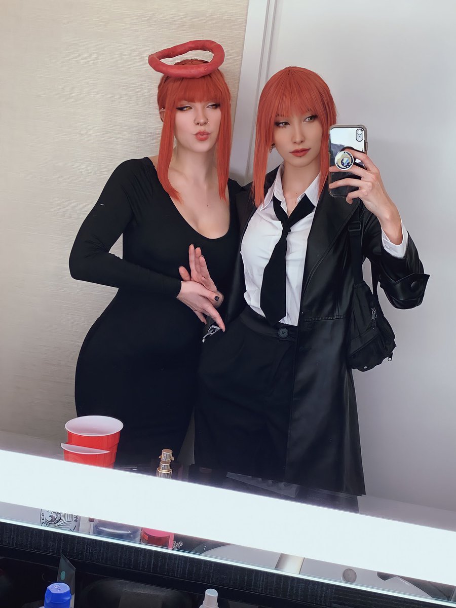 Makima and Makima @PantsuKamiCos Maddie @ Katsucon @veenacos