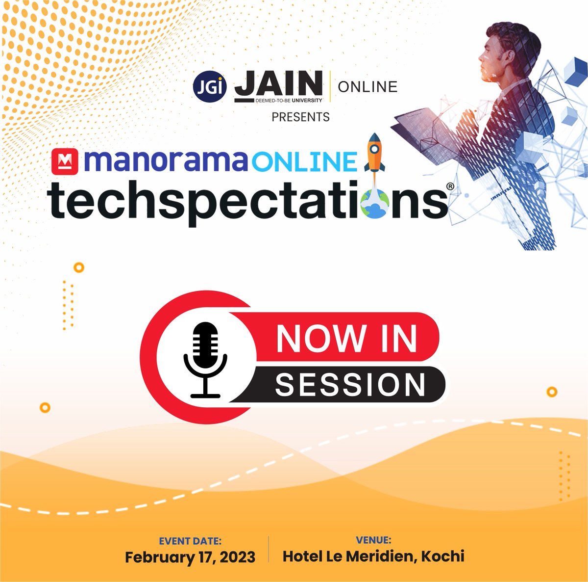 jain_kochi's tweet image. Attention all tech enthusiasts! Techspectations, Kerala&apos;s exclusive digital summit, is underway at Le Meridien Hotel in Kochi for its highly anticipated 5th edition. 

@Techspectation 

#Nowinsession #Techspectations2023 #DigitalSummit #Digitalera #Digitalage