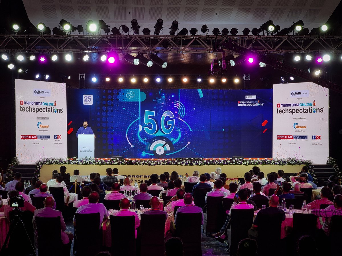 jain_kochi's tweet image. Techspectations, Kerala’s niche digital summit, is live! Join us to explore the latest digital trends with 9 Enlightening Sessions by 28 Eminent Speakers.

@Techspectation 
 
#Techspectations2023 #DigitalSummit #NowInSession