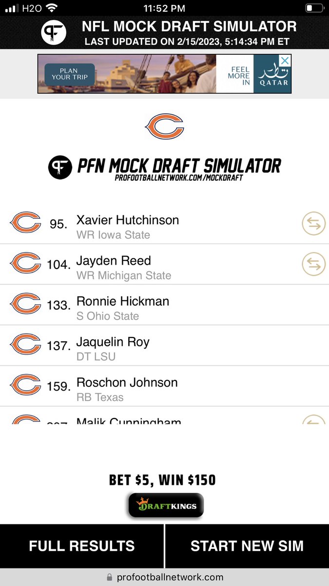 LaVonteRogers's tweet image. #BearsTalk #Bears Bears 🐻 fans look 👀 at what I did 17 picks and instant first day starters 🔥🔥🔥💯💯