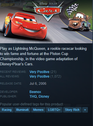 Disney•Pixar Cars on Steam