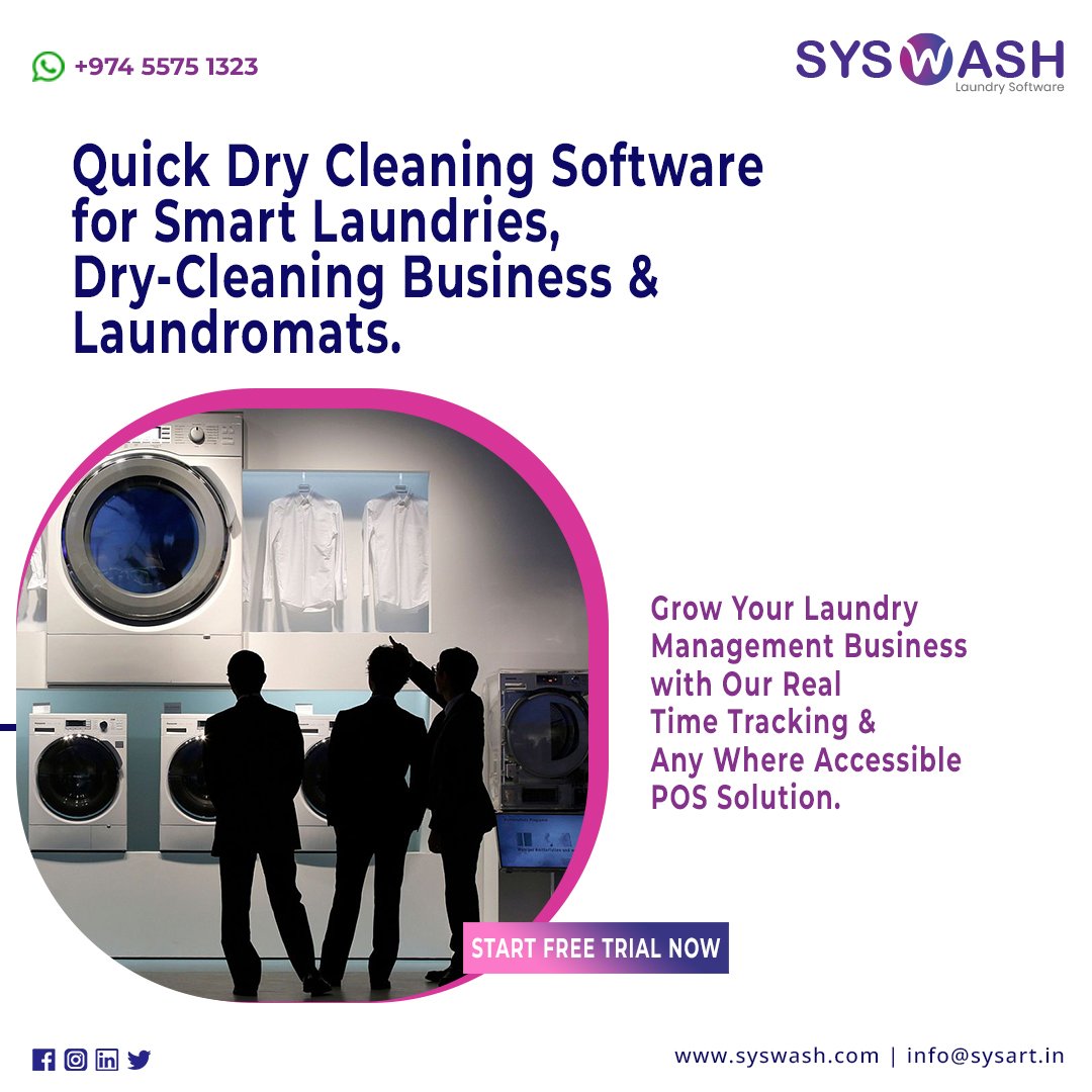 Syswash Laundry  Management Software , make your laundry work simple with syswash. Join us now!

Start your 14 day free trial now😍
Contact Us For Free Demo💻
Visit Now👇
syswash.net

WhatsApp👇
wa.me/message/527VGR…

#SyswashLaundry #syswash #laundryroom #POS