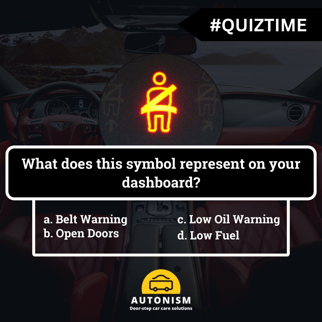 Its #FridayNight 🎲 #QuizTime #friyay
Guess The Answer &amp; #win Exciting Gift Vouchers From #Amazon Now!!
To Win:
1. Tweet &amp; tag your Friends
2. Like &amp; Share the post
3. Follow our other handles
.
.
.
.
#doorstepcarservicing #autonism #carservicingmadesmart #carproblems #carquiz