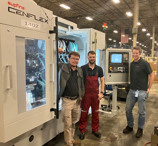 Kohler Company and Supfina - it's a match ❗

Last week we were able to successfully install the new Supfina #CenFlex 1 machine together with Kohler Co. in Hattiesburg.