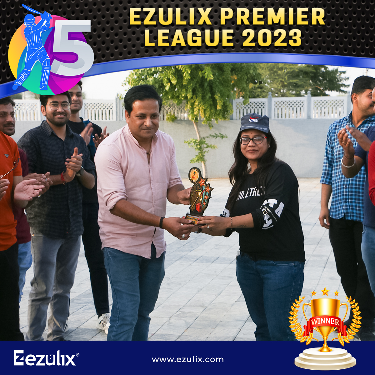 Ezulix_Software's tweet photo. Swinging into another year of success! Celebrating our company anniversary with a friendly cricket match ππ #TeamWork #CompanyAnniversary #CricketMatchFun #ezulix #teamezulix #funallday #cricket #cricketlovers https://t.co/0A5Yk0hvBx