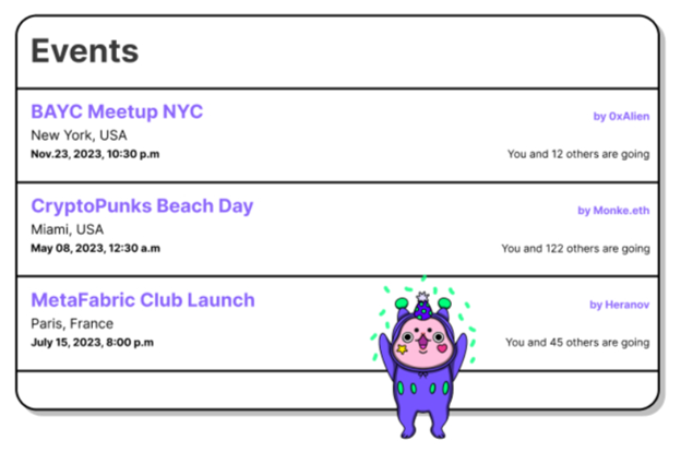 SpartanTheJL's tweet photo. 1/ @meta_fabric created platforms like #PunksClub, #ApeClub which make it easy for connecting #NFT holders, making events or l meetups organized by community members. Each Club is dedicated to an #NFT ecosystem of @cryptopunks @BoredApeYC and only verified holders can access https://t.co/QBe8Ty552J