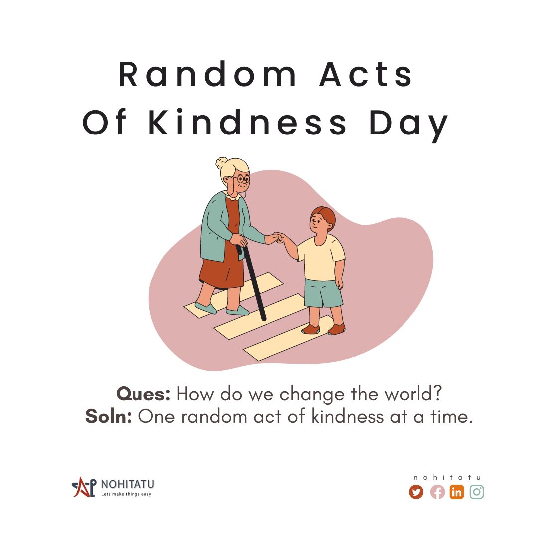 Nohitatu's tweet photo. Too often we underestimate the power of a touch, a smile, a kind word, a listening ear, an honest compliment, or the smallest act of caring, all of which have the potential to turn a life around.

#kindness #success #socialmedia #kindnessmatters #RandomActsOfKindnessDay #nohitatu https://t.co/ywL8kJqPqY