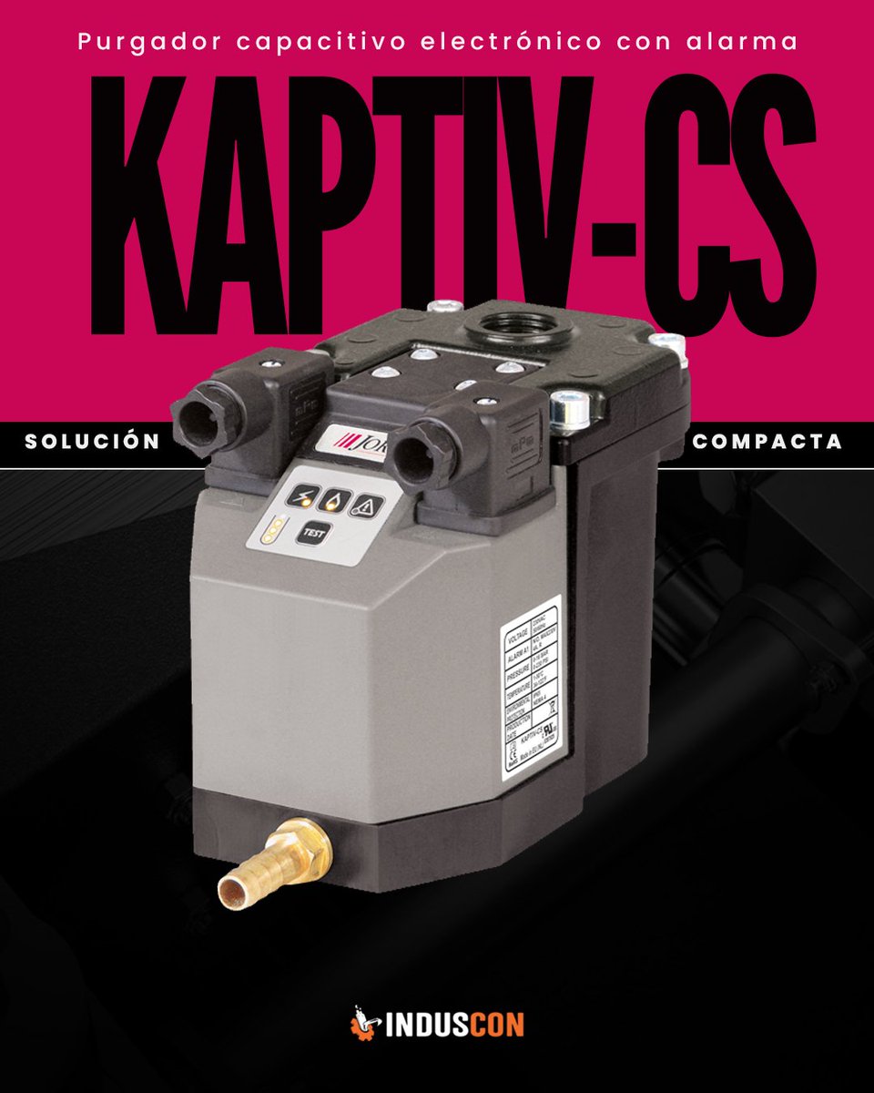 induscondr's tweet photo. El KAPTIV-CS remueve todo tipo de condensado de los sistemas de aire comprimido hasta 100 m³/min. sín pérdida de aire comprimido.🙌
•
¡Podemos ayudarte a mejorar el funcionamiento de tu sistema de aire comprimido!😁
¡Llámanos ☎️809-422-2929!
•
#jorc #aircompressor #induscondr https://t.co/O8mNfJySY8