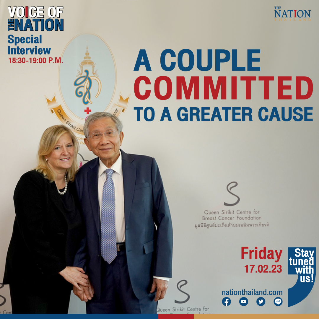 Thenationth's tweet photo. Dr. Kris Chatamra and his wife Khunying Finola Chatamra, Honorary Advisor to Queen Sirikit Centre for Breast Cancer (QSCBC) and Foundation, have dedicated their lives to raising awareness about breast cancer in Thailand.
#Cancer #Breast #QSCBC #Medical #TheNation #Thailand https://t.co/HNdB61pcpK