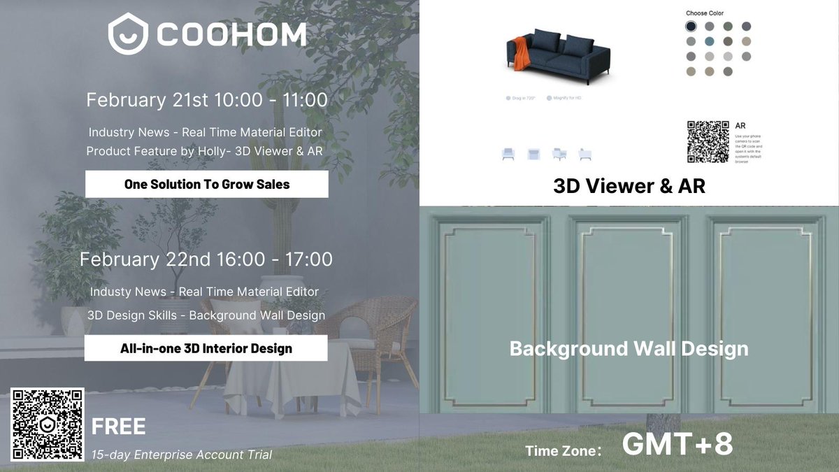 coohom's tweet image. 3D Design Webinars - Let's Grow Business Together

Get a free demo now: coohom.com/b2b/schedule-a…

Zoom Link: us06web.zoom.us/j/7692155697

 #designers #share #shareideas #interiordesign #furnituredesign #webinar #interiordesign #furnituredesign #homedecor #Marvel #Gonzaga #Suarez #Sun
