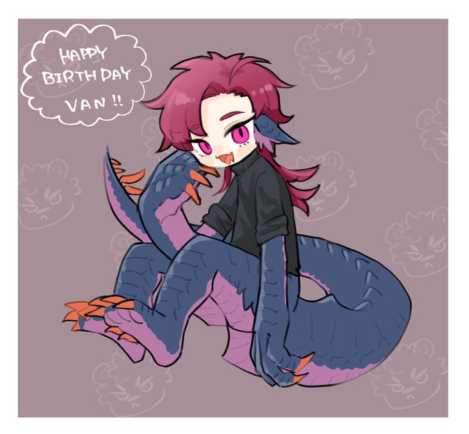 大遅刻だけど、烏墨宅のヴァンちゃんがお誕生日と聞いて勝手に描かせて貰いました!!!!!ハッピーバースデー!!!! 