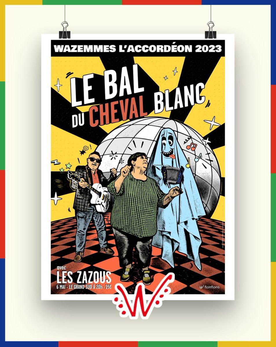 flonflons's tweet photo. Salut les Flonflons !
On vous donne rendez-vous le samedi 6 mai au Grand Sud pour le désormais célébrissime Bal du Cheval Blanc ! 
#wazemmeslille #accordeon #festival https://t.co/mv1tnt5Odf