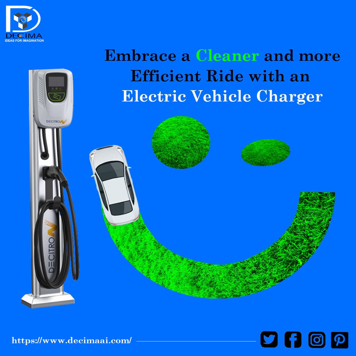Decima_AI's tweet photo. Electric cars are more than just a trend, they
are a crucial step toward a more sustainable future.
Join the green revolution: Drive an electric car &amp;
make a positive impact on the planet, one mile at a
time!"

#ElectricVehicles #ClimateCrisis #savetheplanet  #Tesla #solarenergy https://t.co/z1ZDlxnDKB