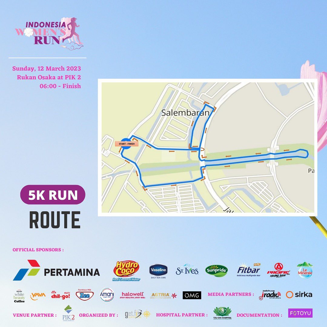 5K 👟 Indonesia Women's Run 2023