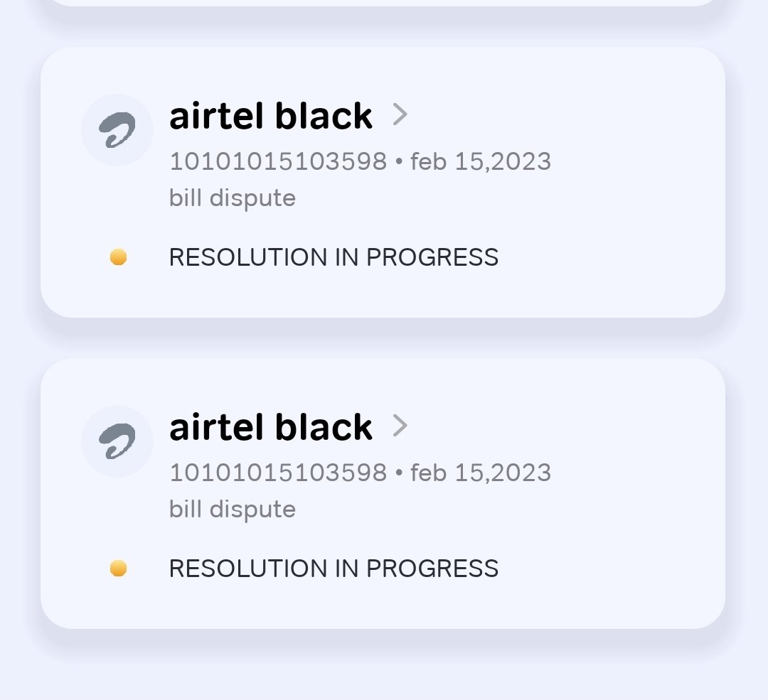 AmittGpta's tweet photo. @airtelindia it has been 8 days with 5-6 tickets that i had to create because the tickets were closed without calling back or providing a resolution. Being Airtel Black is no help either. Pathetic sevice. I would like to discontinue the broadband service and get billing resolved. https://t.co/E1EzHZz7EH