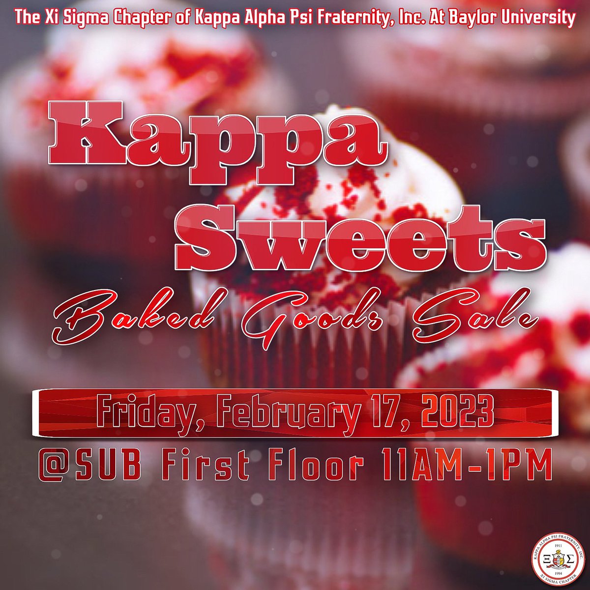 Slutty Brownies/Blondies, Cupcakes, Cookies, and Cinnamon Rolls 👀 We sure hope yall got a sweet tooth, cuz we got sweets for sale!!! Tomorrow in the SUB first floor 😋