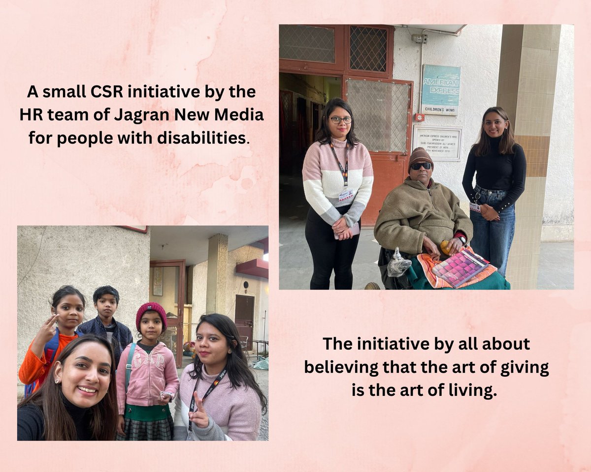 JNM_HR's tweet photo. Jagran New Media creating an impact with @LeonardCheshire @LCEventsTeam @MumbaiCheshire @NehaVerma134 @keerti21 @Moon_Shubhi @Mohiniaggarwall @bharatgupta76 @rajeshu @meghamamgain @GAllucinating  ✨

#JagranNewMedia #JNMHR #CSR #LeonardCheshire #CheshireHomes https://t.co/BRE6IX7Mo2