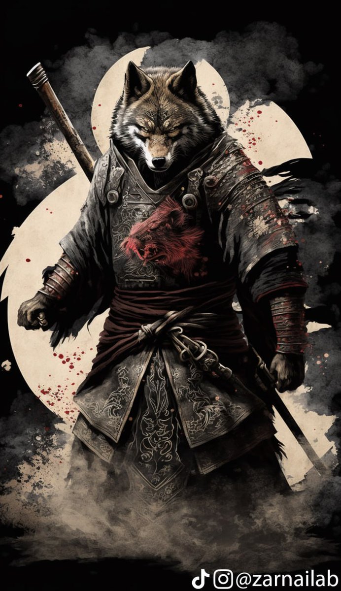 ZarnAILab's tweet photo. Wolf x Samurai | #ZarnAILab

1/3 https://t.co/mLYfzfsBif