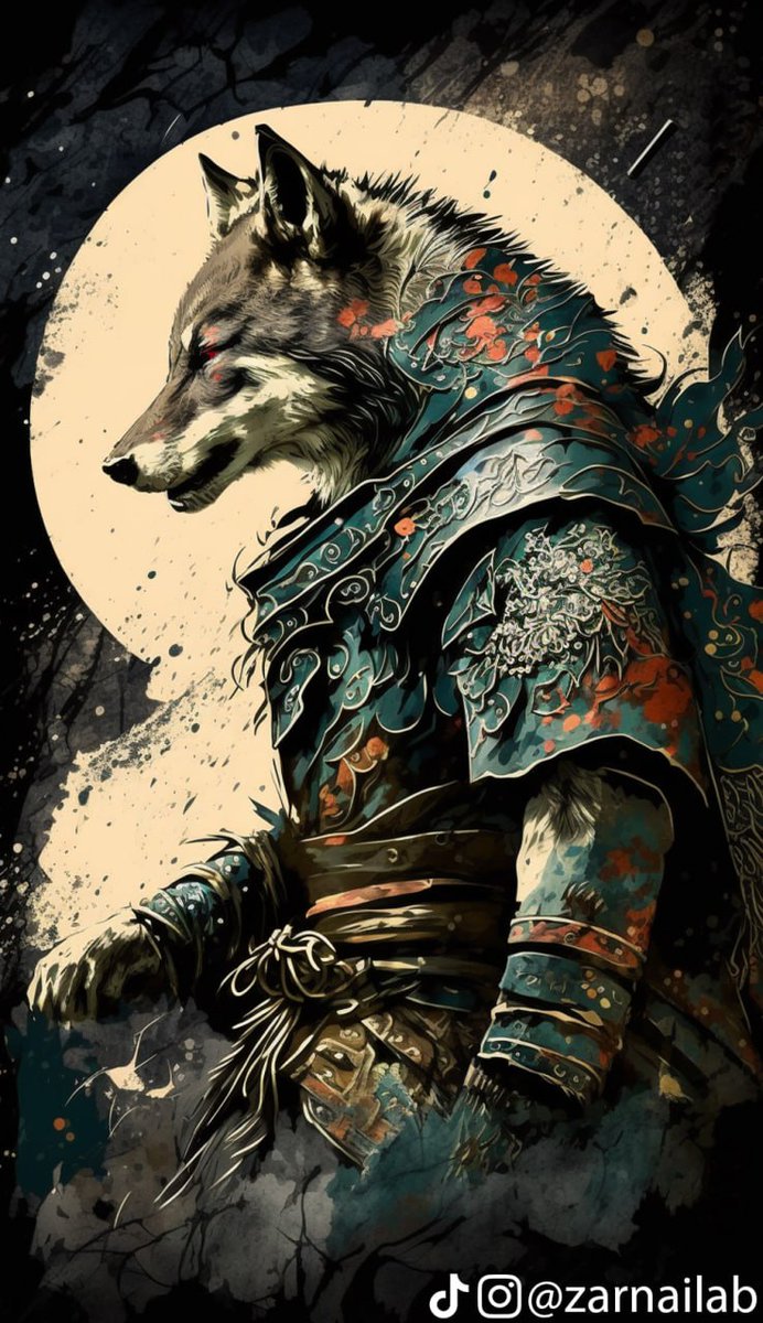 ZarnAILab's tweet photo. Wolf x Samurai | #ZarnAILab

1/3 https://t.co/mLYfzfsBif