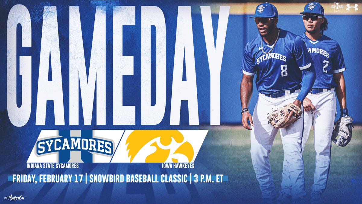 IndStBaseball's tweet photo. #GameDay
🆚 Iowa
📍: Port Charlotte, Fla.
🕟: 3 p.m. ET
🏟️: Centennial Park
📺: https://t.co/6EBo3bcGQy
📊: https://t.co/EZkSba7HeW
📻: https://t.co/yoMk9UV2L6
#MarchOn https://t.co/Wu11Kk8htY
