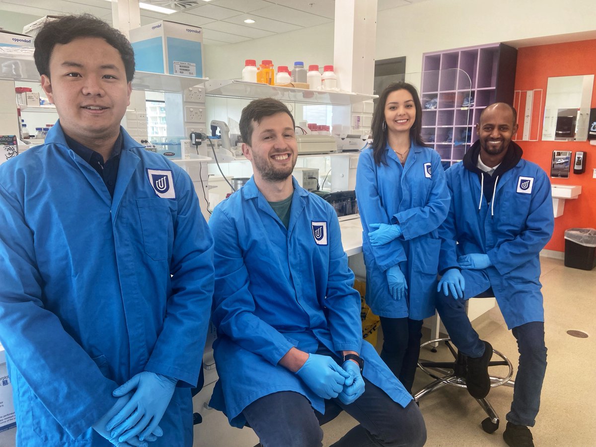 UniSA (@universitysa) on Twitter photo A brilliant end to the week for 5 <a href="/UniversitySA/">UniSA</a> PhD students who won <a href="/sagovau/">SA Government</a> industry scholarships to drive research into #biomanufacturing. Congrats to Zifan (Owen) Xiang, Janik Seidel, <a href="/ThabataMuta/">Thábata Muta</a>, Nurahmed Getaw & Abdulafeez Akinloye (not in photo) bit.ly/3IF4o4h A brilliant end to the week for 5 <a href="/UniversitySA/">UniSA</a> PhD students who won <a href="/sagovau/">SA Government</a> industry scholarships to drive research into #biomanufacturing. Congrats to Zifan (Owen) Xiang, Janik Seidel, <a href="/ThabataMuta/">Thábata Muta</a>, Nurahmed Getaw & Abdulafeez Akinloye (not in photo) bit.ly/3IF4o4h